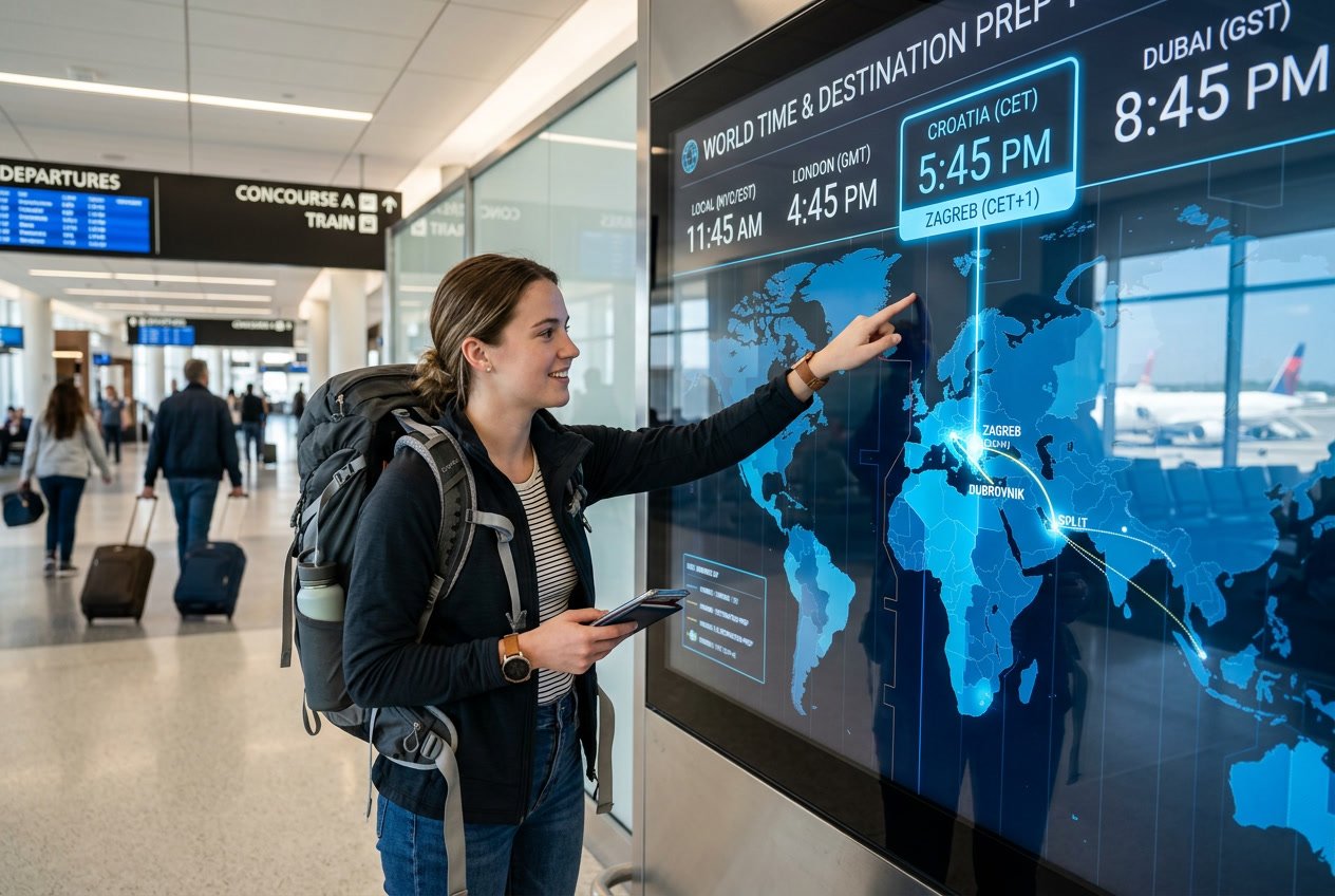 Skal du til Kroatien så tjek tidszoner og tidsforskelle på forhånd